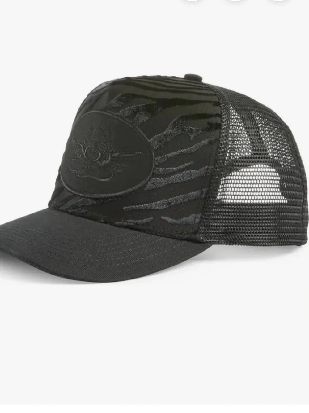 Boys Lie Black Flames Trucker Hat